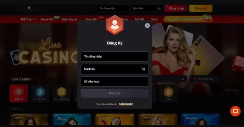 Thao tác đăng ký - đăng nhập thực hiện trong vòng 1 phút Thao tác đăng ký - đăng nhập thực hiện trong vòng 1 phút
